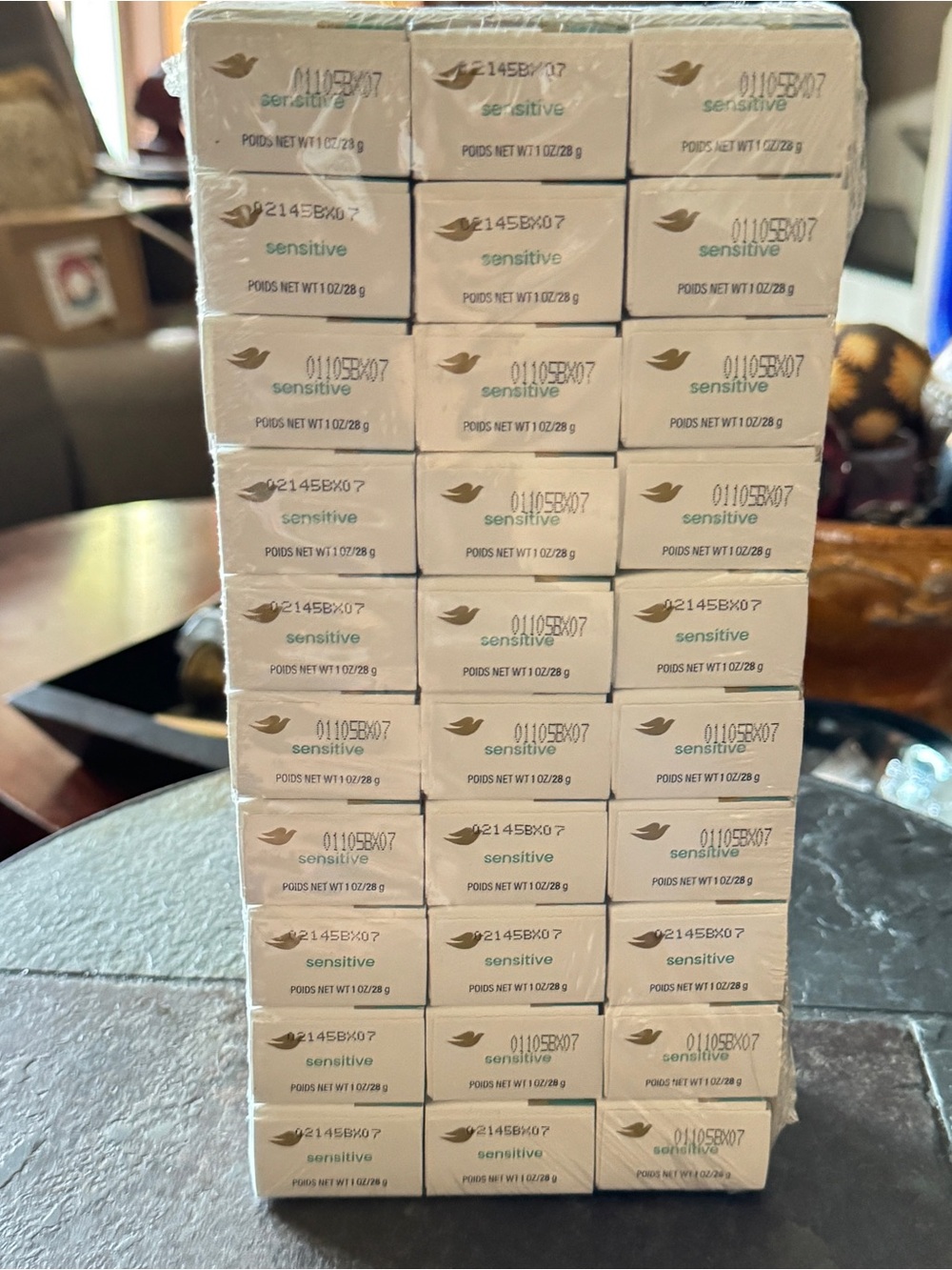 Travel Size Dove Bars Sensitive 1oz 30 Pack Vacation Cruise Camp